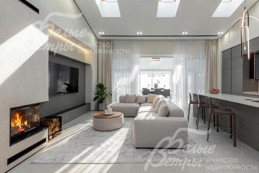 Дом с авторской гостиной в обжитом КП Согласие-2