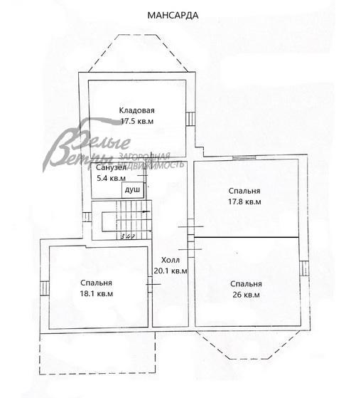 Дом Жуковка-2 КП  id 389-204 планировка3