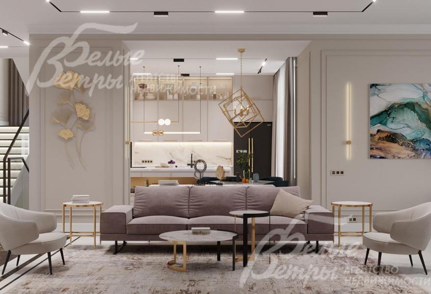 Визуализация. Дом со свободной планировкой