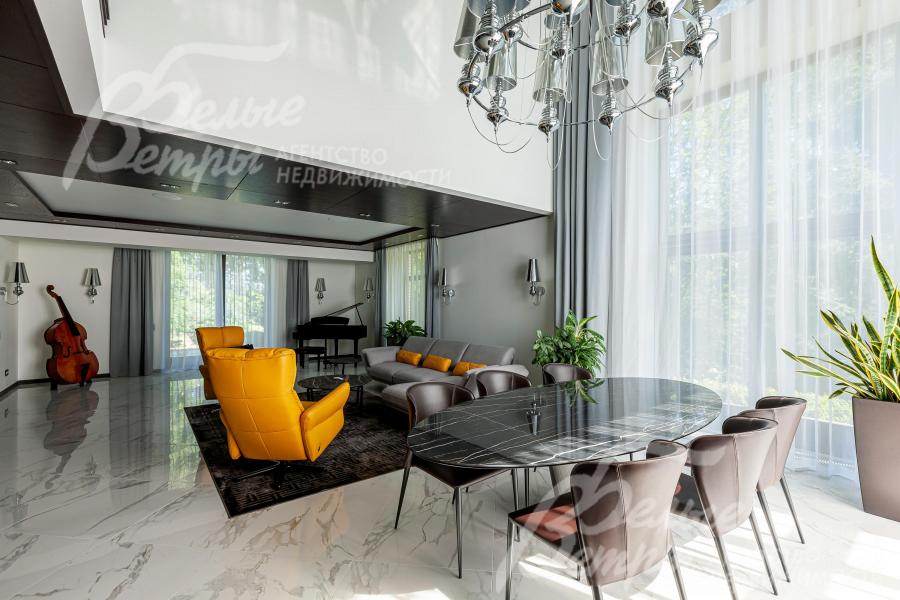 Премиальный коттедж площадью 690 кв.м в камерном эко-поселке Варварино