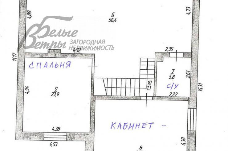 Дом Пятовское  id 237-609 планировка1