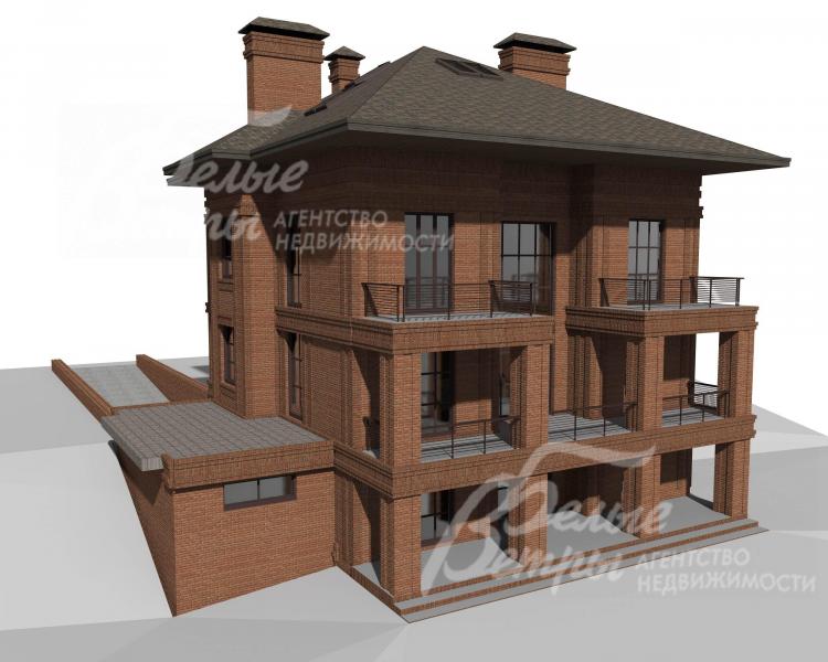 Визуализация. Проект дома 607 кв.м