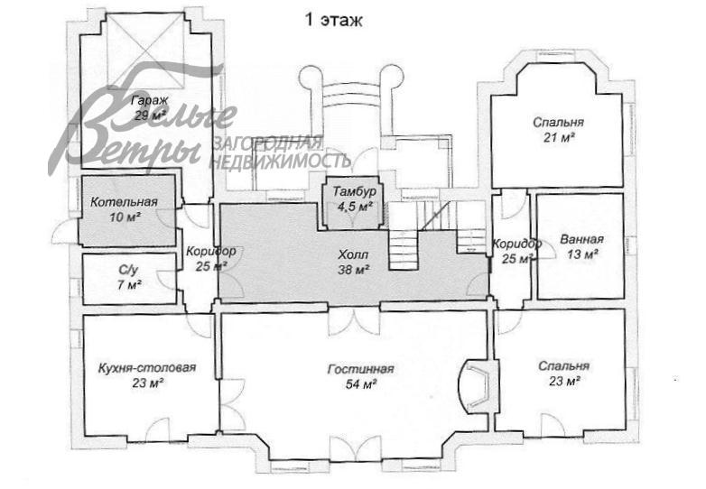 Дом Сосновый бор к/п Кленово id 328-911 планировка1