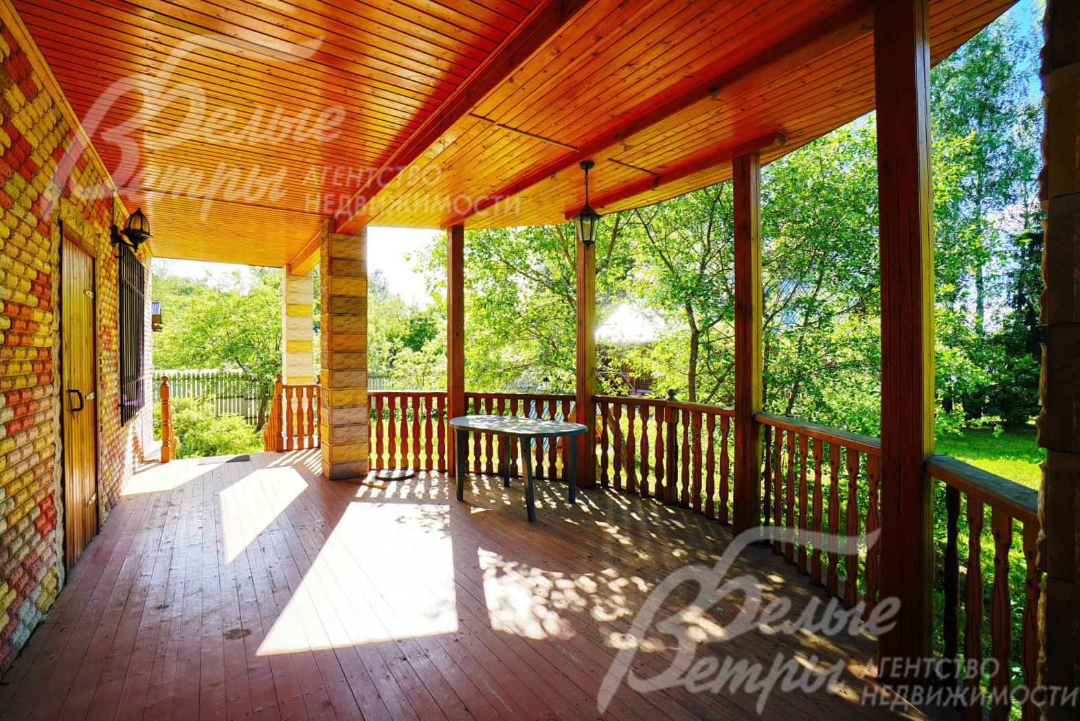 Открытая веранда 25 кв.м в основном доме