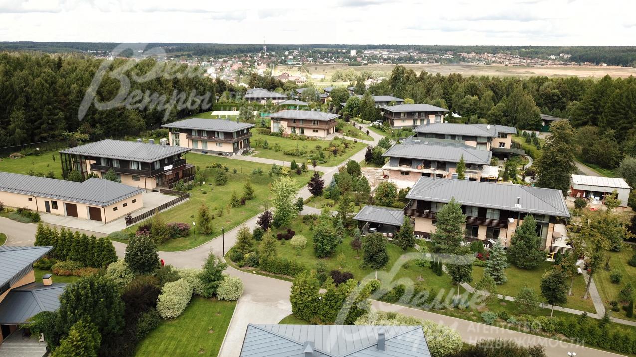 Вид на поселок Варварино Эко с высоты птичьего полета.