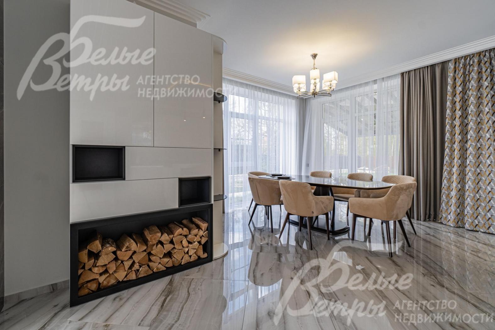 Зона столовой 26.5 кв.м