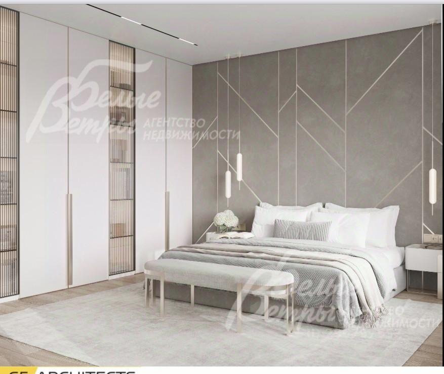 Визуализация: возможная отделка и меблировка мастер-спальни (есть дизайн-проект интерьера)