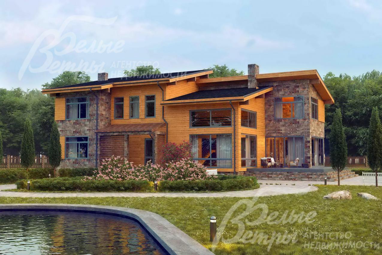 Кирпичный дом под отделку на Калужском шоссе