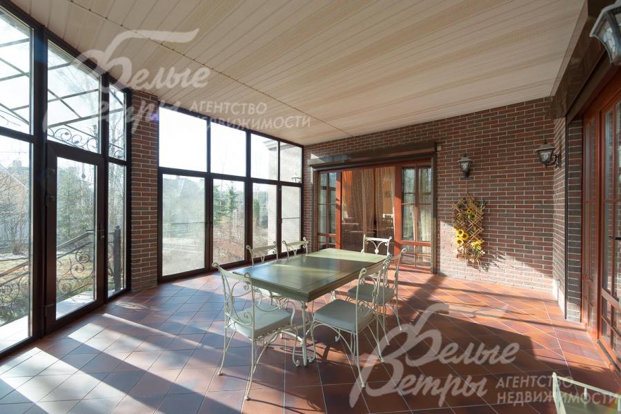 Застекленная веранда площадью 31 кв.м