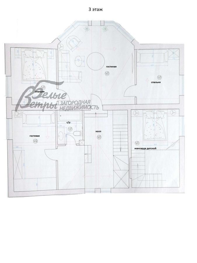 Дом Потапово к/п Южное Бутово id 167-415 планировка2