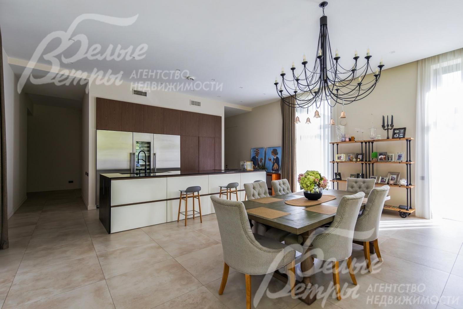 Зона кухни-столовой