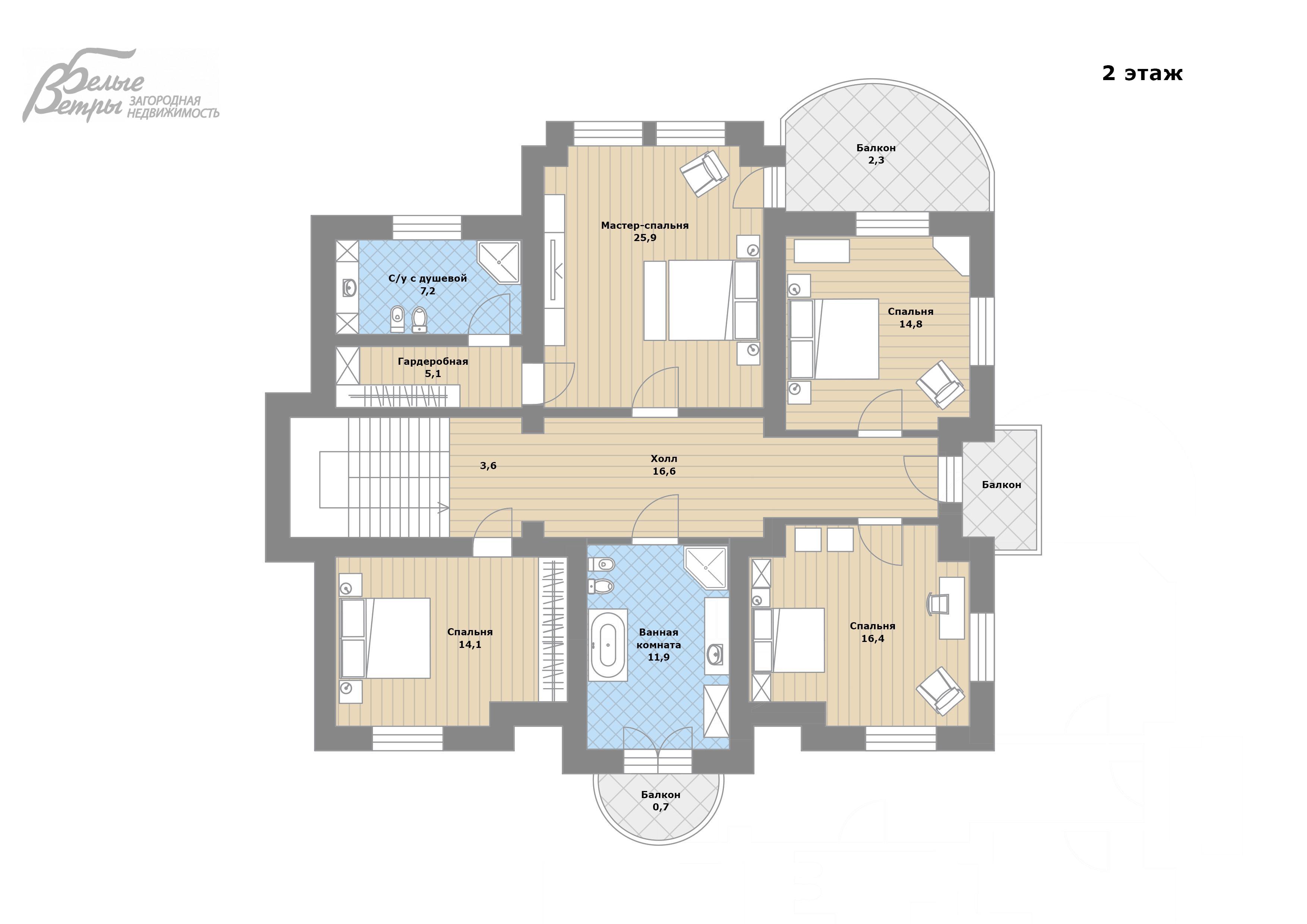 Дом Летово-2 к/п Летово id 128-624 планировка1