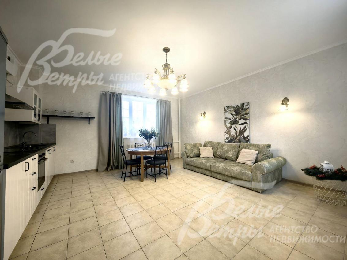 Просторная кухня-столовая-гостиная