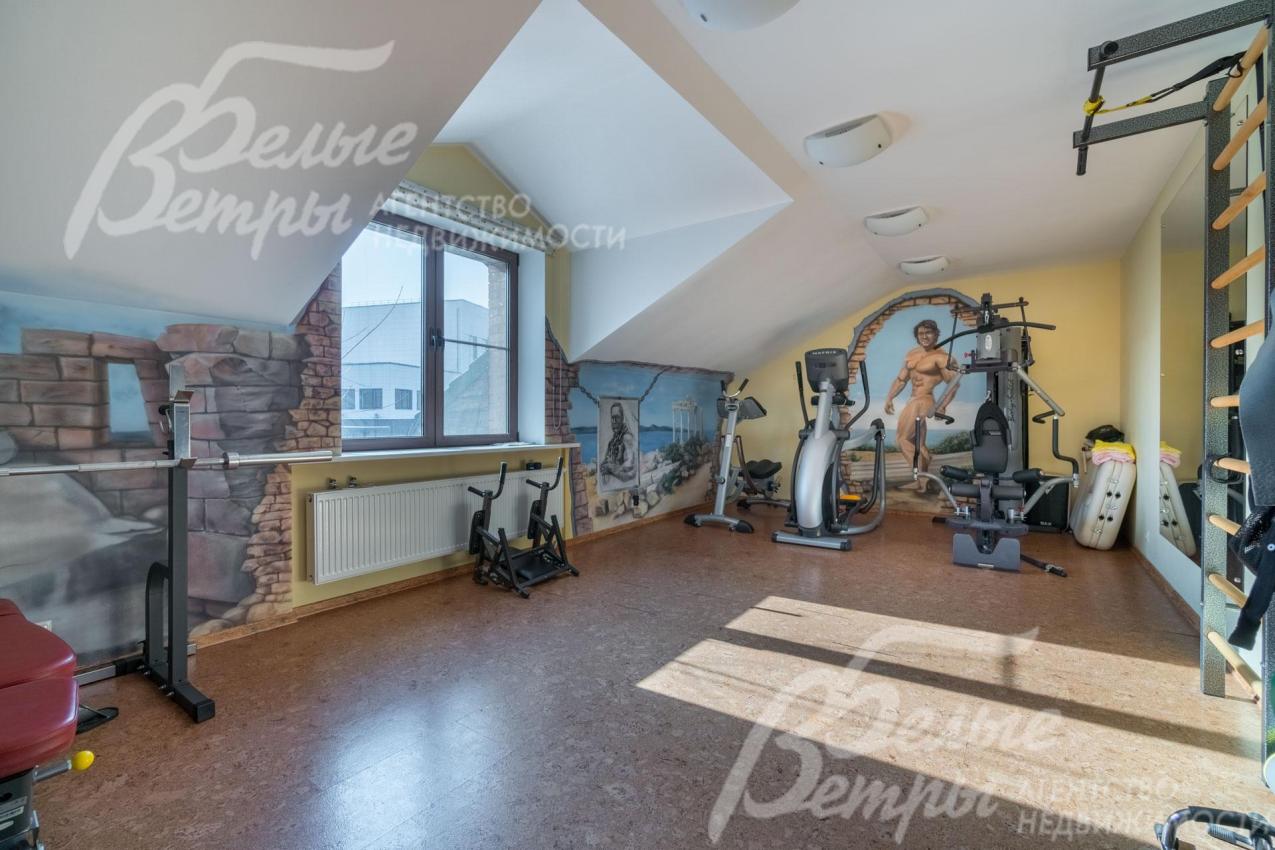 Спортивный зал в гостевой доме