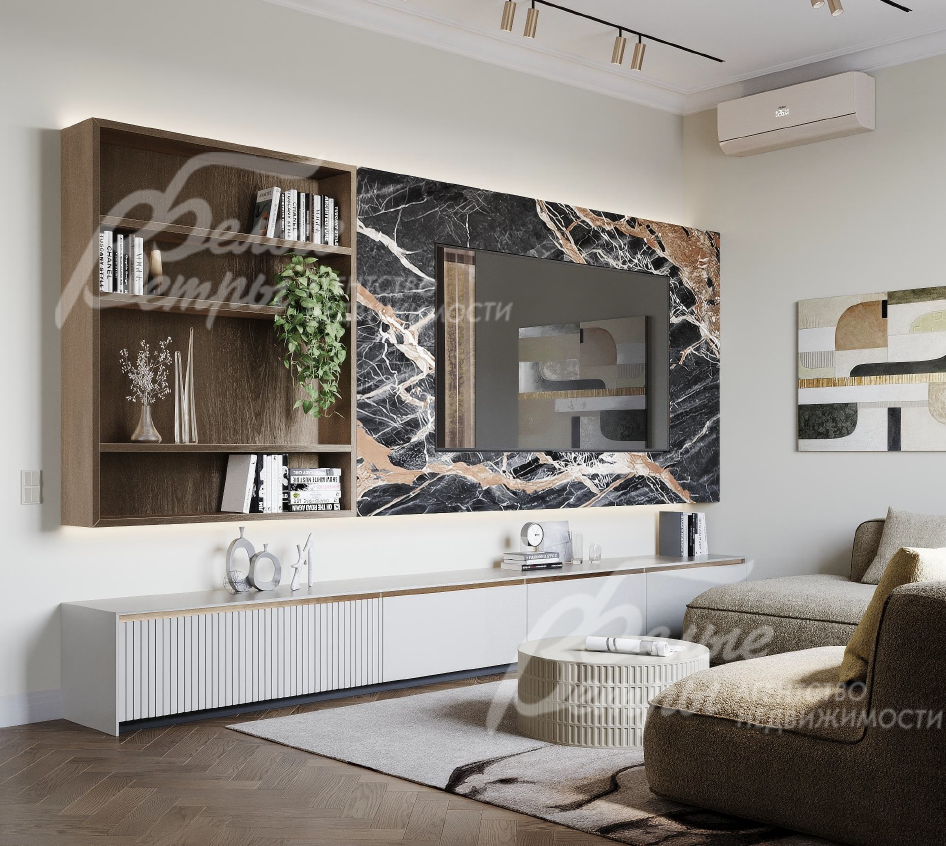 Визуализация Гостиная