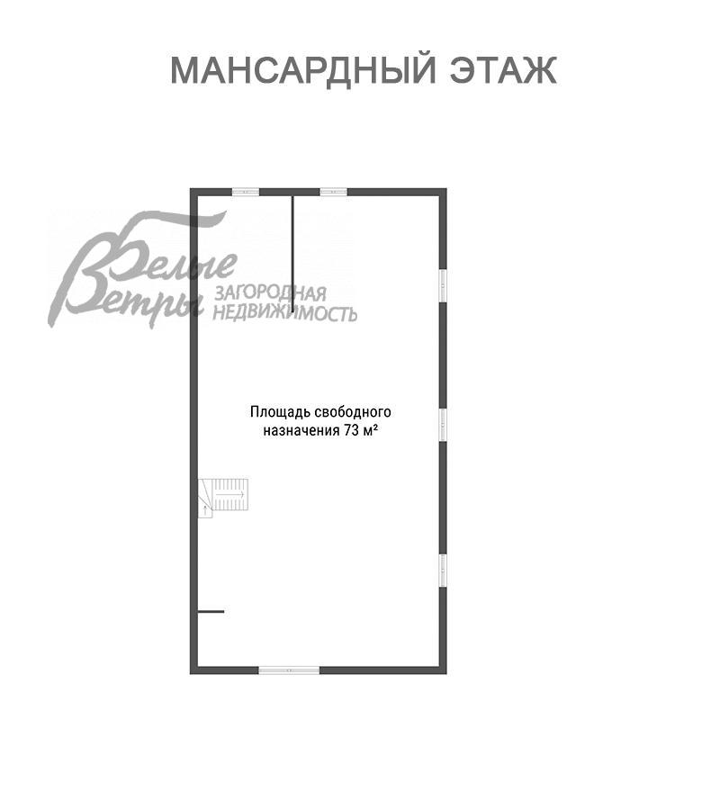 Дом Новоглаголево к/п Новоглаголево id 203-972 планировка2