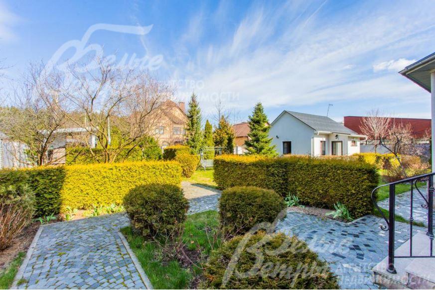 Множество декоративных деревьев и кустарников