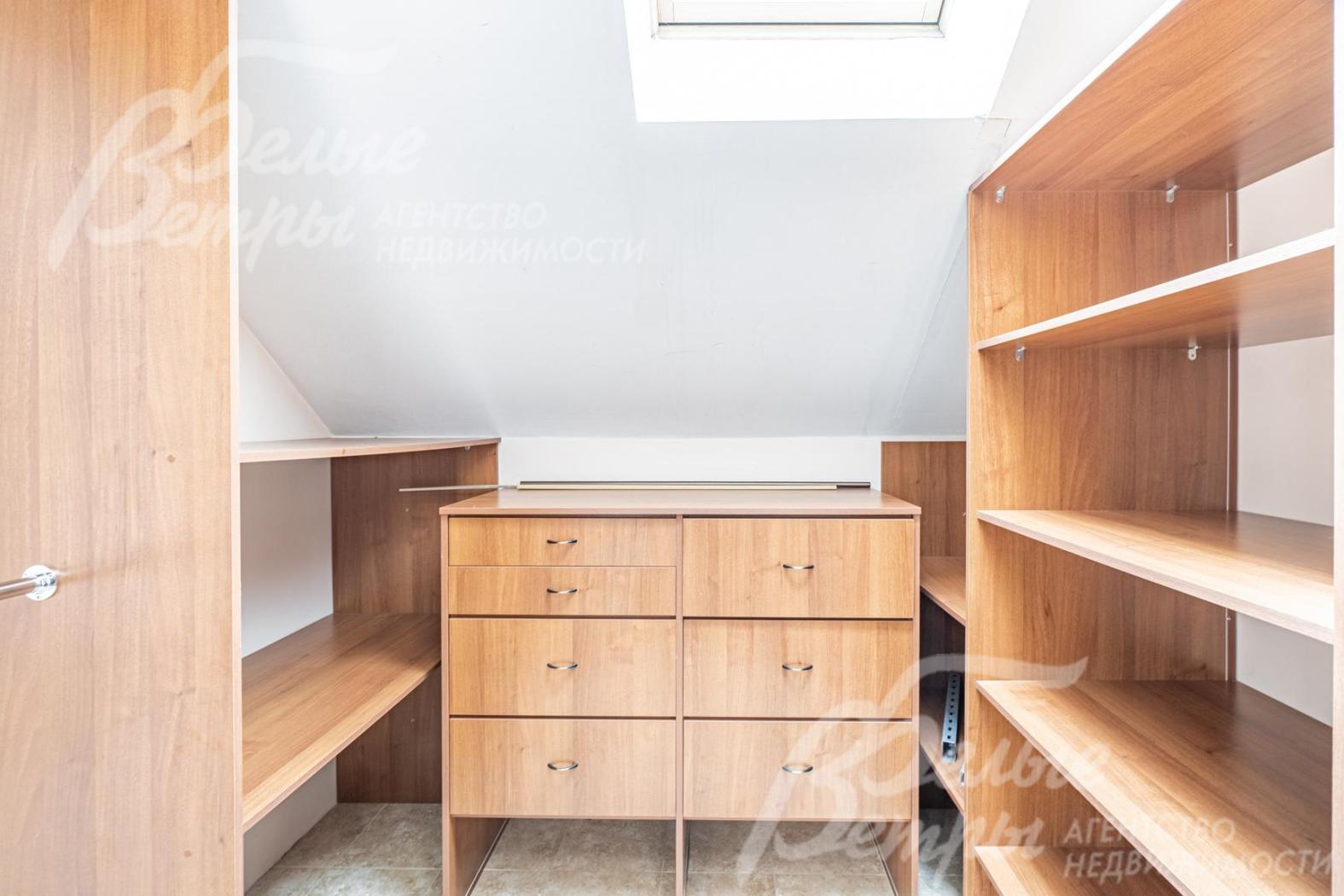 Гардеробная в мастер-спальне