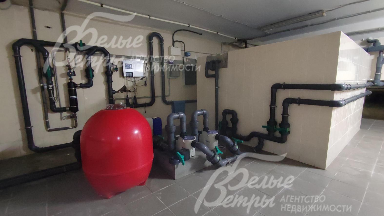 Техническое помещение под бассейном