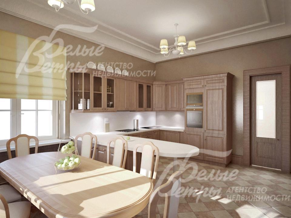 Кухня-столовая. Визуализация.