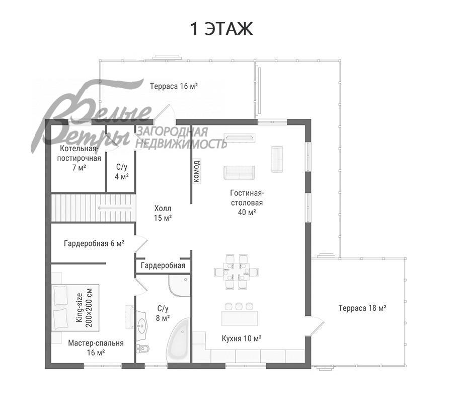Дом в аренду Солнечный Город к/п Лужки id 511-043 планировка0