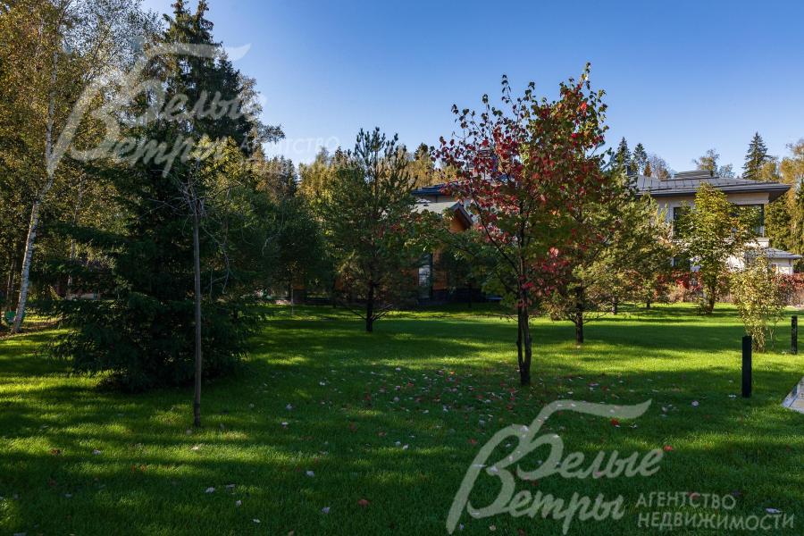 Отдельный уголок отведён под фруктовый сад — здесь растут груши, яблони и сливы; рядом раскинулись кусты красной и чёрной смородины, а также малина