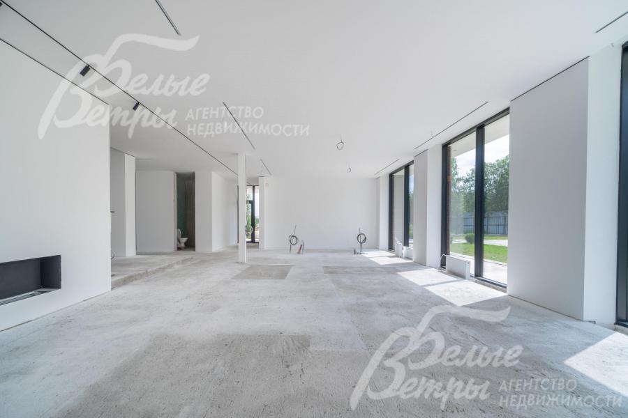 Объединённая зона гостиной-столовой и кухни: есть дизайн-проект в 3D, возможна реализация индивидуального интерьера «под ключ» за 6 месяцев