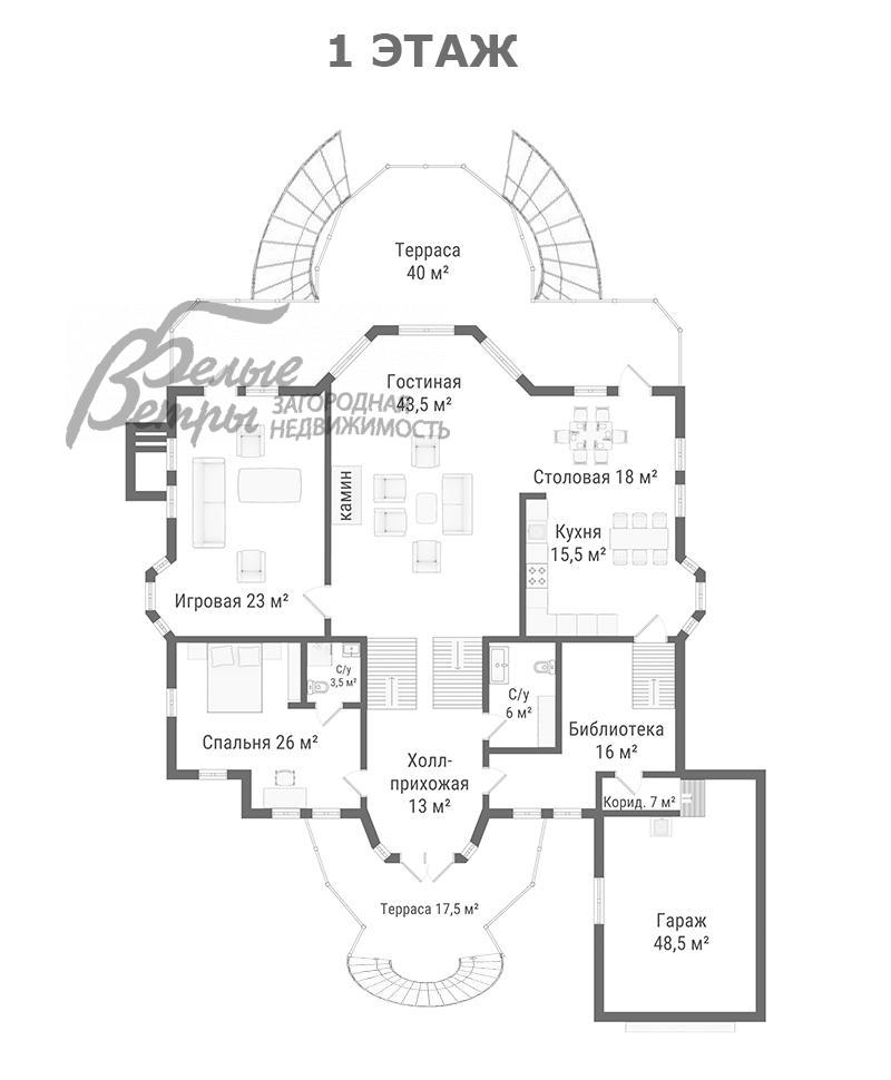 Дом Певчее КП Клоково id 514-129 планировка3