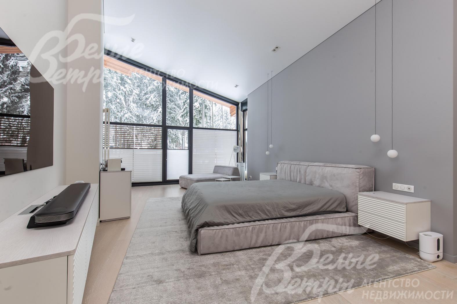 Главная спальня 33 кв.м с ванной комнатой 13 кв.м с гардеробной 13 кв.м