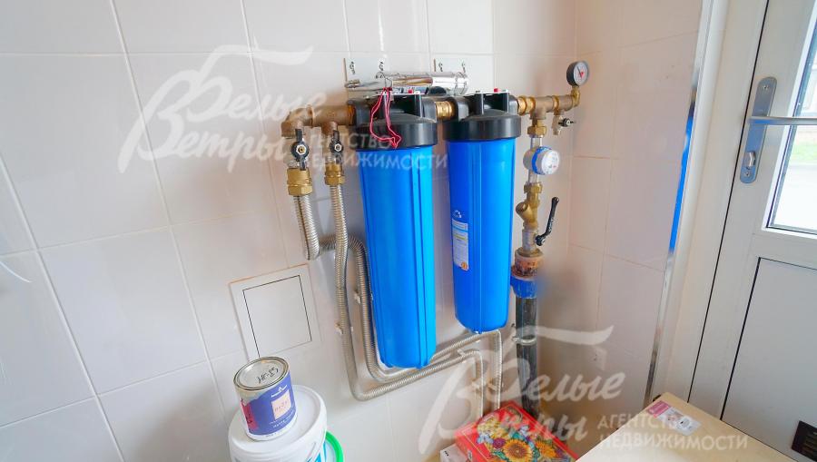 двухступенчатая система очистки воды, фильтры Биг Блю - в дополнение к централизованной поселковой системе водоподготовки