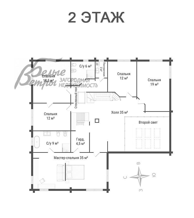 Дом Клены к/п Былово id 112-909 планировка1