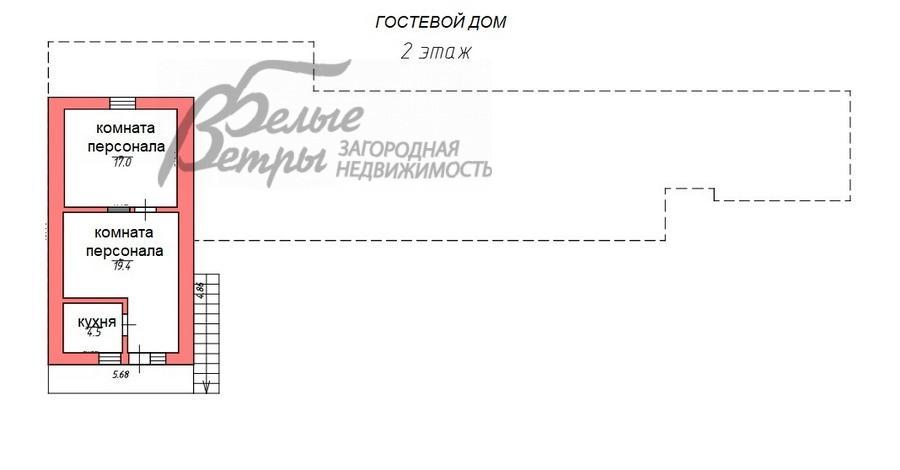 Дом Жуковка-2 КП  id 389-204 планировка5