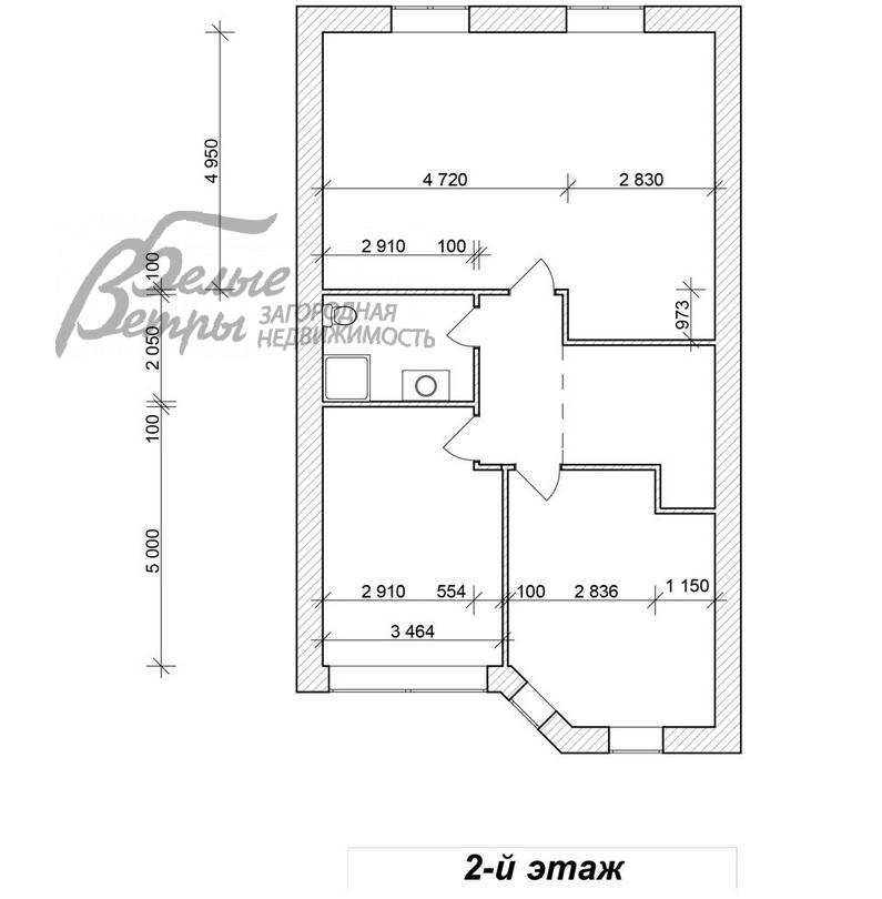 Таунхаус Добрыня Жаворонки id 477-601 планировка1