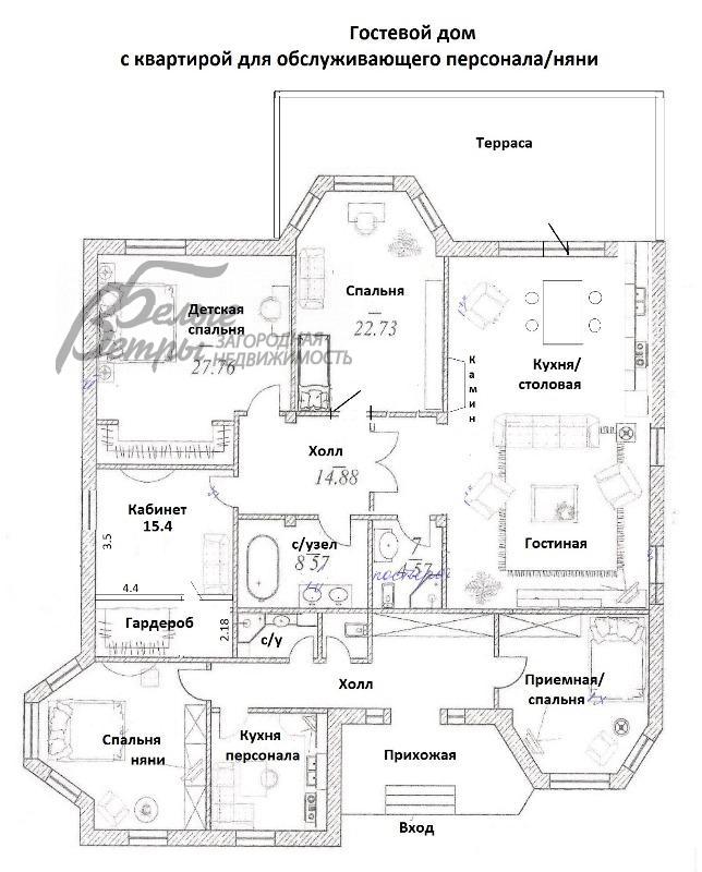 Дом Стародачное к/п Минзаг id 123-808 планировка4