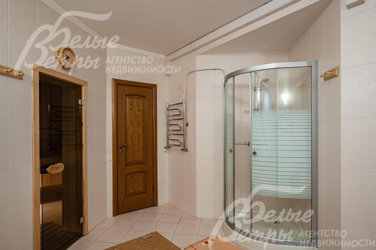 Зона сауны в цокольном этаже