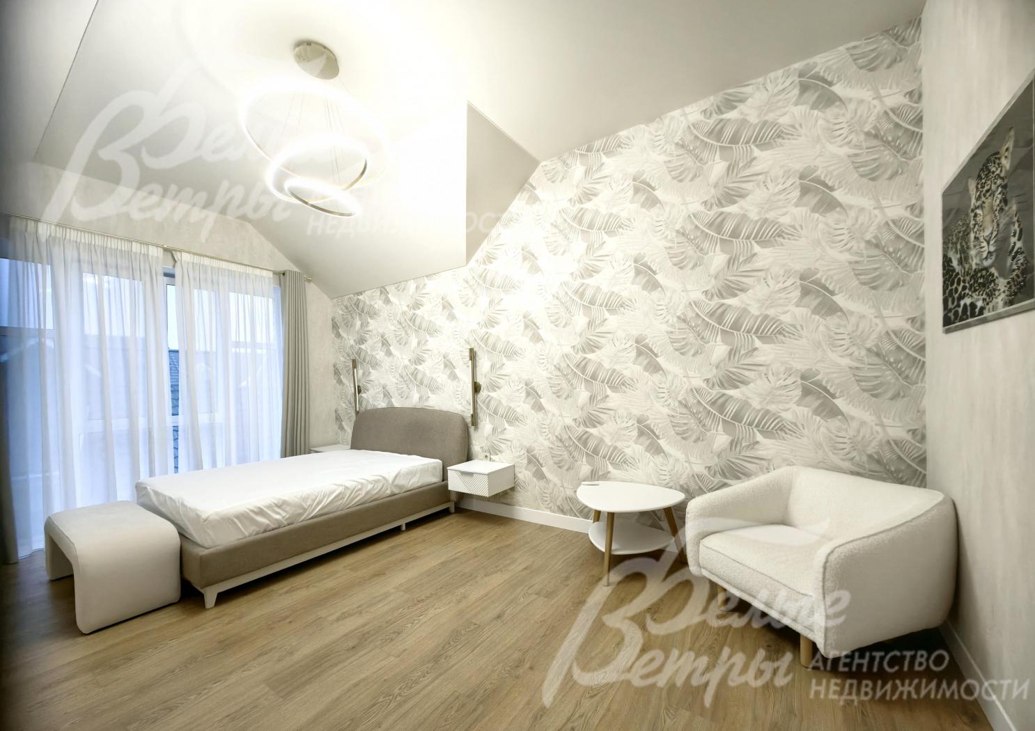 Мастер-спальня с гардеробной и санузлом