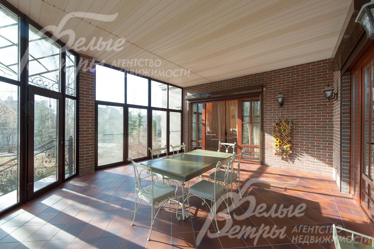 Застекленная веранда площадью 31 кв.м