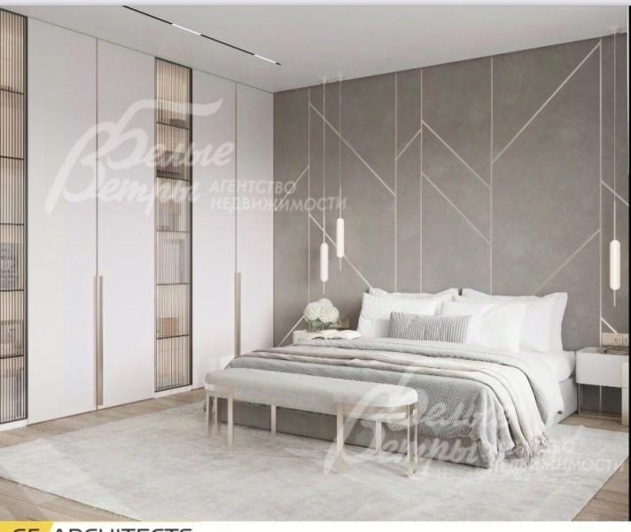 Визуализация: возможная отделка и меблировка мастер-спальни (есть дизайн-проект интерьера)