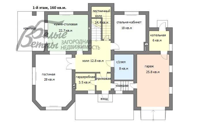 Дом Сосновый бор к/п Кленово id 328-717 планировка0