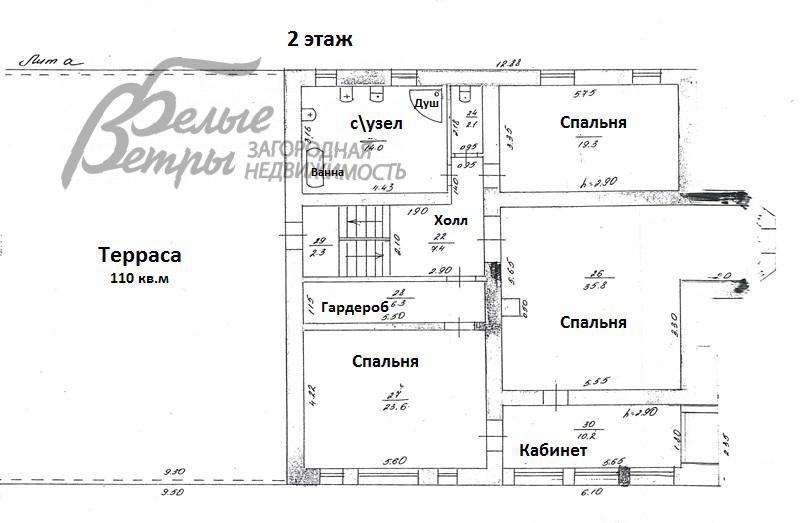 Дом в аренду Лесное озеро к/п дер.Крекшино id 401-003 планировка2