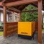Установлен дизельный генератор JCB на 33 кВт с щитком АВР с автоматическим включением