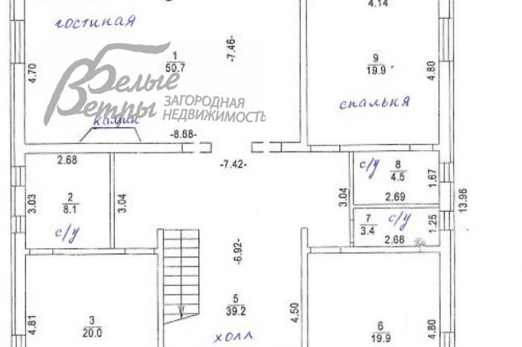Дом Чистые пруды к/п Крекшино id 404-208 планировка0