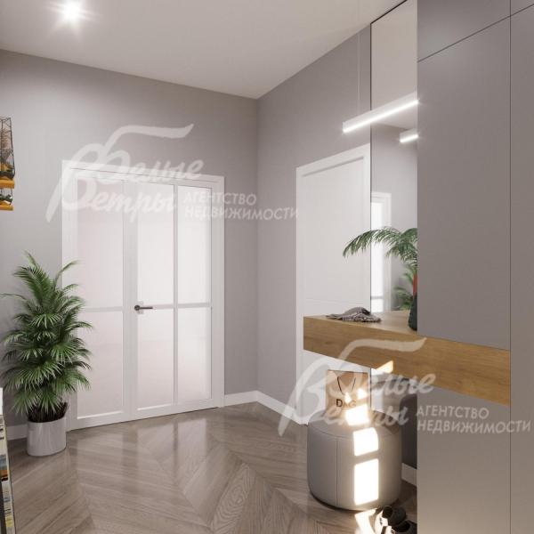 Визуализация. Холл первого этажа