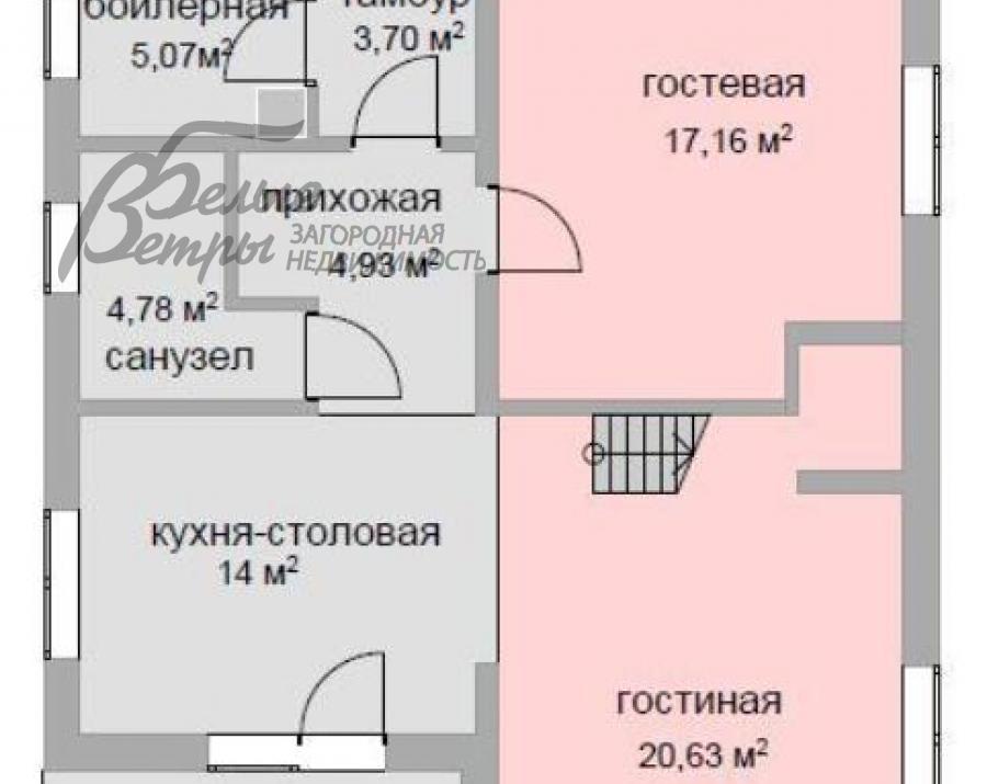 Дом Цветочный к/п  id 368-707 планировка1