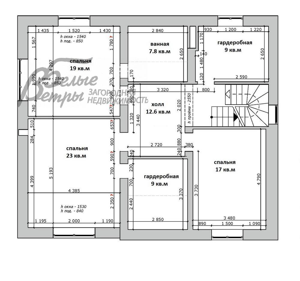 Дом Гайд Парк к/п Софьино id 330-726 планировка1