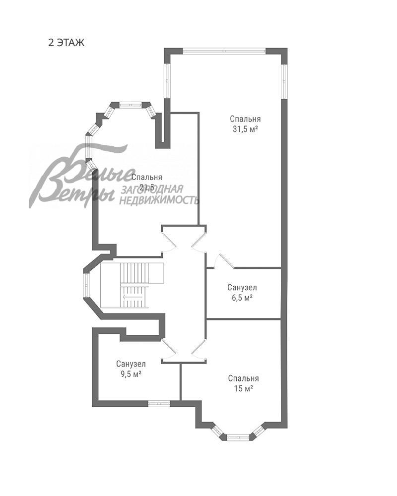 Таунхаус Дубровка ЖК Сосенки id 108-866 планировка1