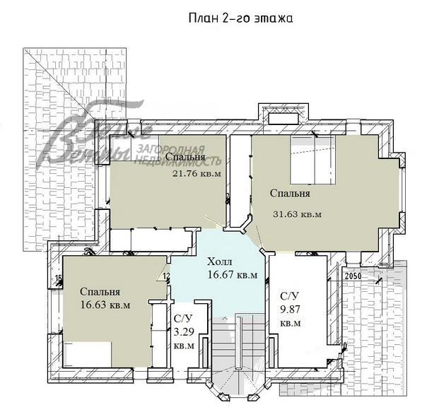 Дом Ильичевка к/п Ильичевка id 110-769 планировка1