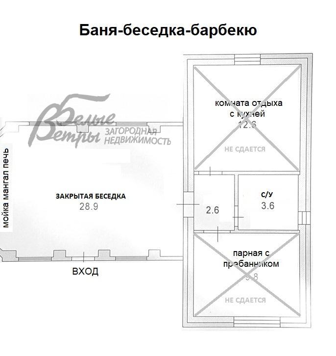 Дом в аренду Чистые пруды к/п Крекшино id 404-001 планировка2