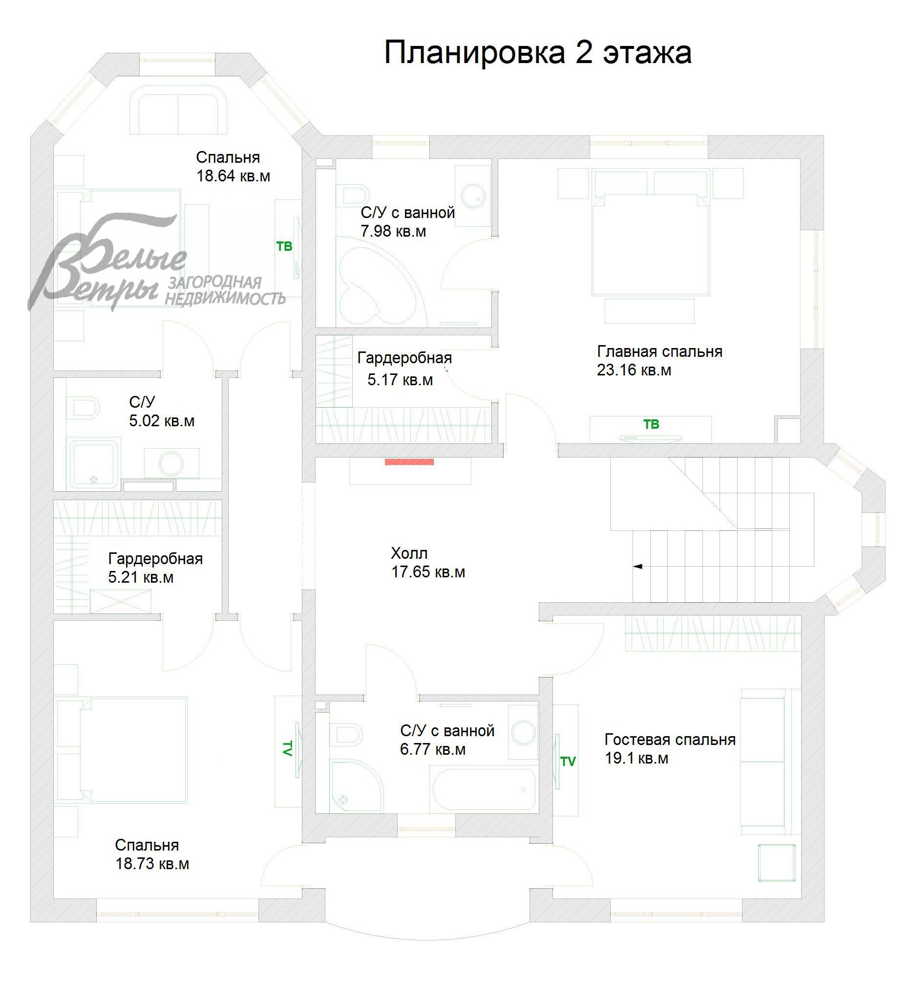Дом Новое Глаголево КП Новоглаголево id 240-735 планировка1