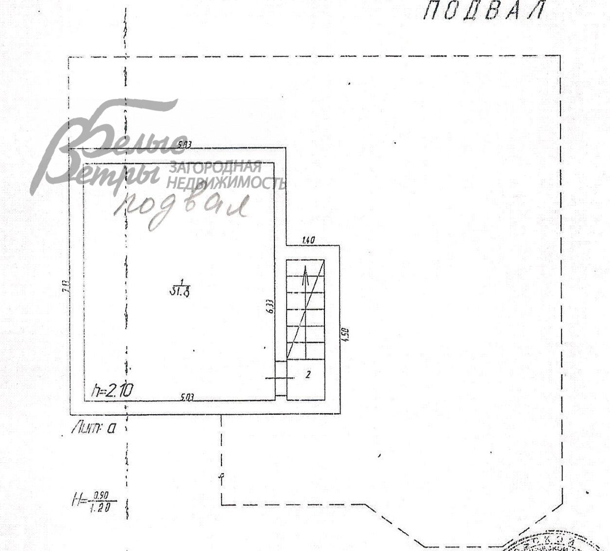 Дом в аренду Жуковка  id 178-010 планировка0